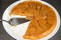 Яблочный пирог - перевертыш с карамелью