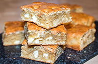 Блонди быстрые пирожные к чаю