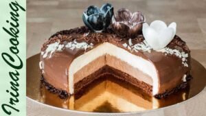 Муссовый торт - Три шоколада